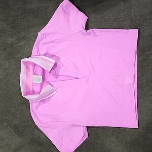 Victoria's Secret Hot Pink Polo Crop Top